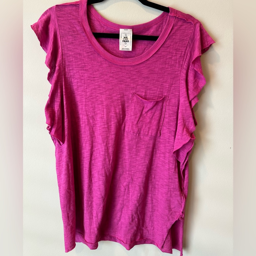 We The Free So Easy Ruffle Tee